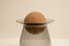 bola | glass storage jar with cork lid