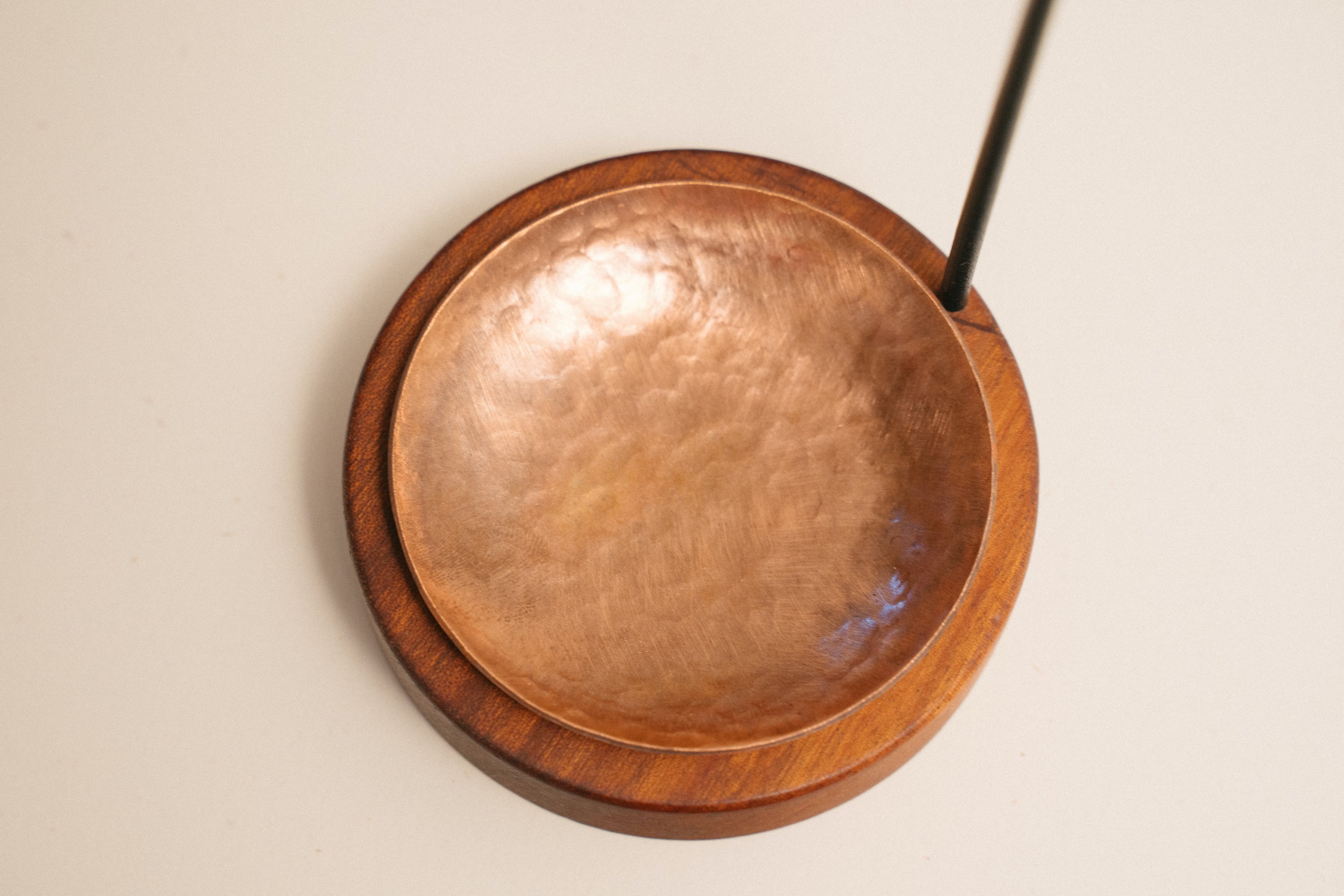 sora | hanging brass incense holder