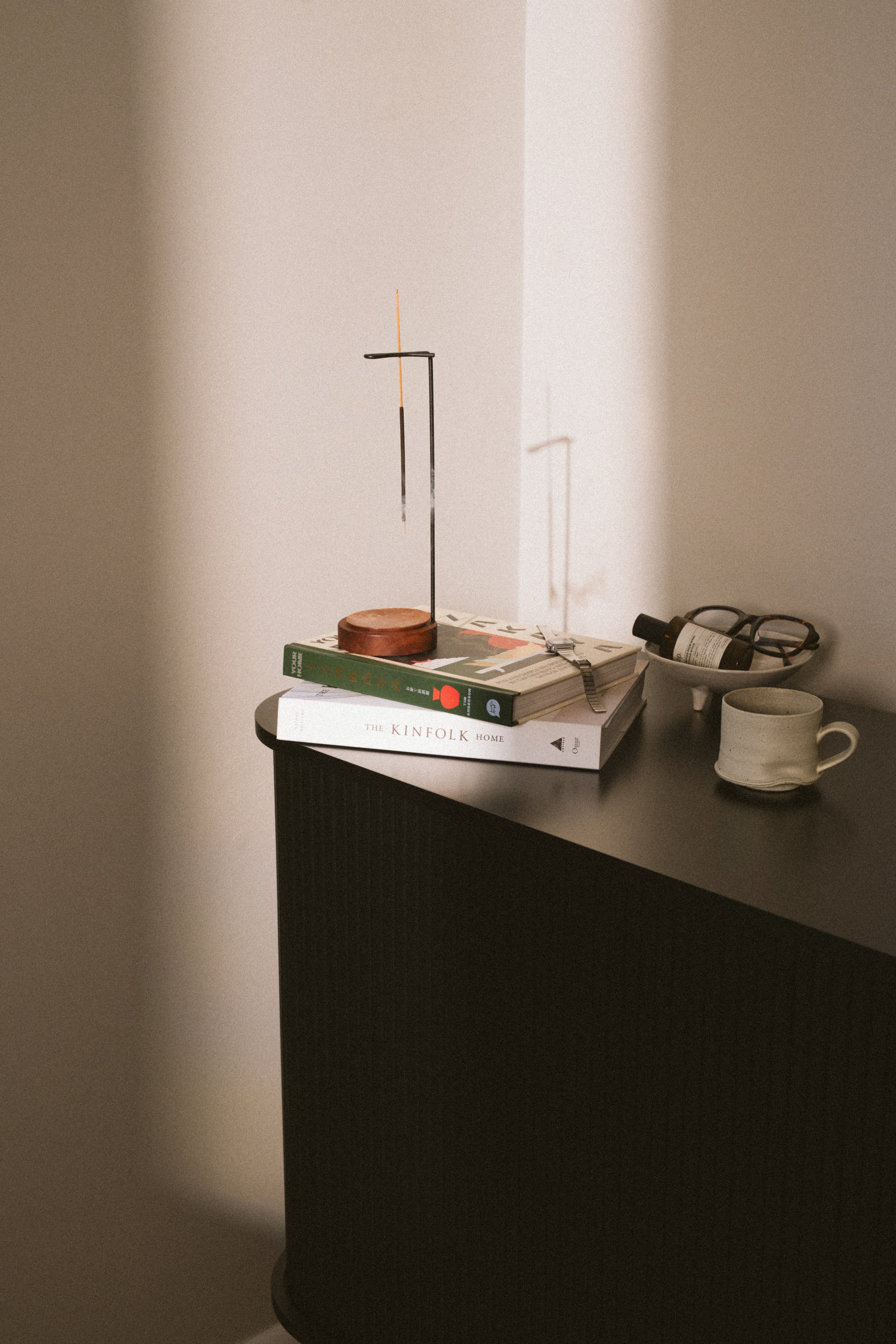 sora | hanging brass incense holder