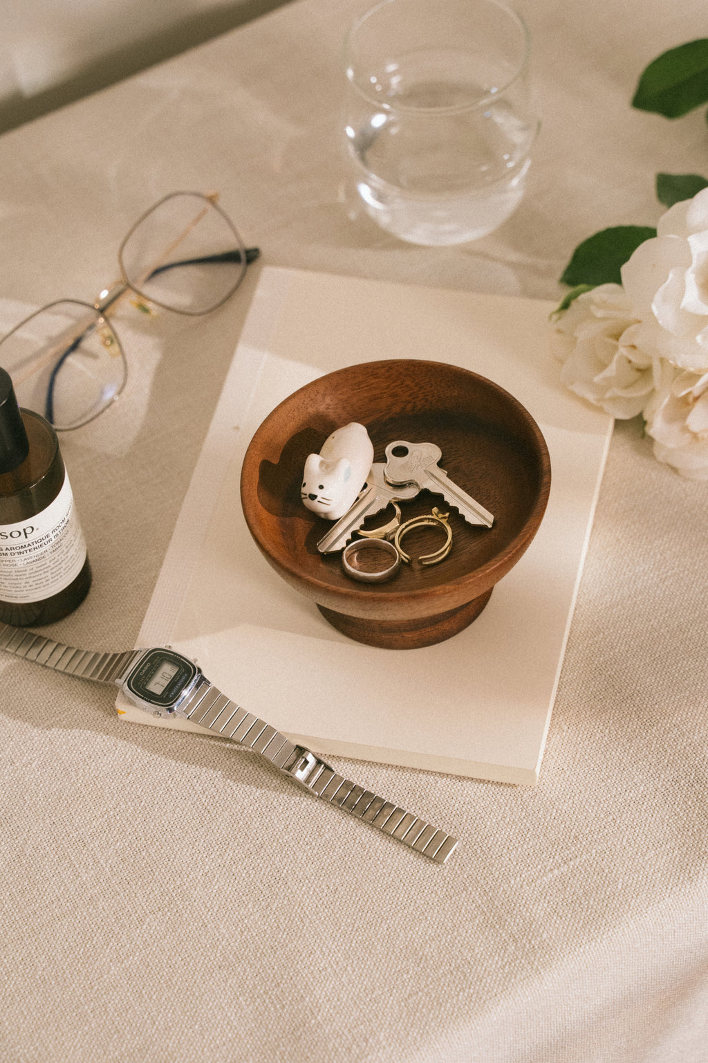 kuroki | walnut trinket tray