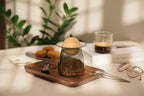bola | glass storage jar with cork lid