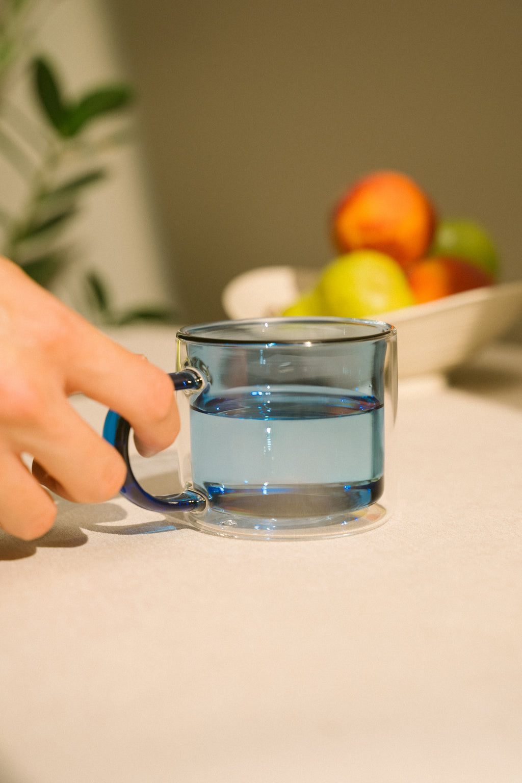 nuvoli | double-wall glass mug