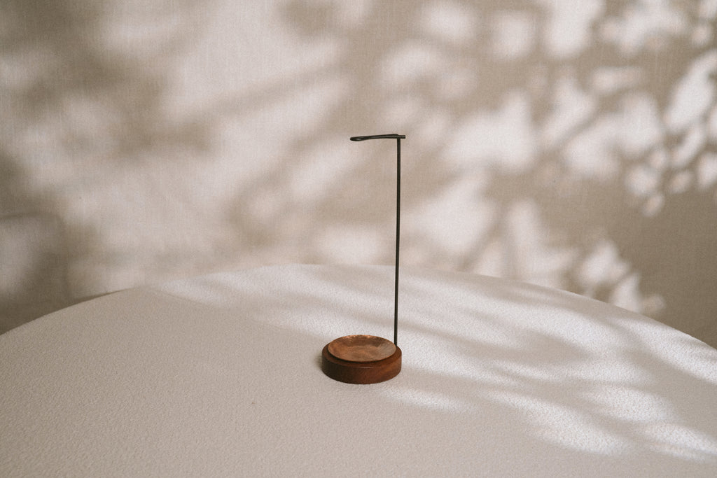 sora | hanging brass incense holder